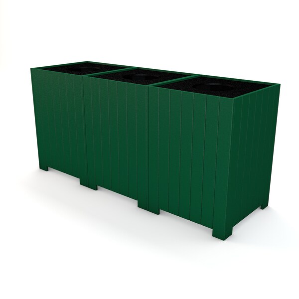 96 gal. Square Trash Can